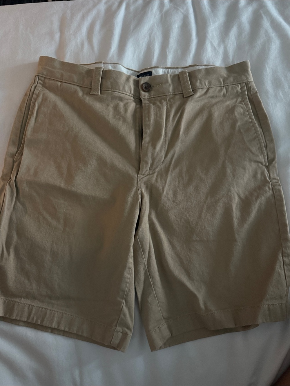 J. Crew Men's Tan chino Shorts